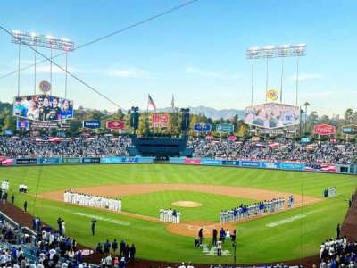 Dodger stadium bloc 103LG