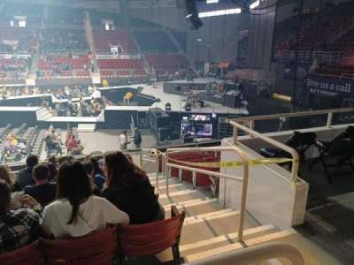 Bojangles' Coliseum bloc 124