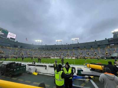 Lambeau field bloc 122