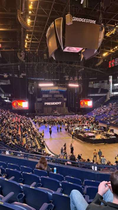 Bridgestone Arena bloc 119