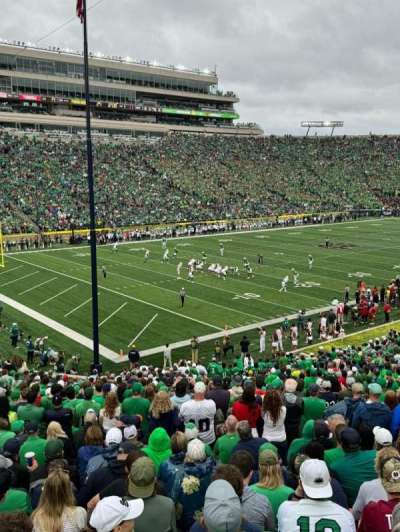 Notre Dame Stadium bloc 15