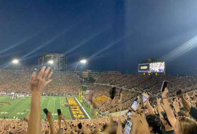 Kinnick Stadium bloc 124